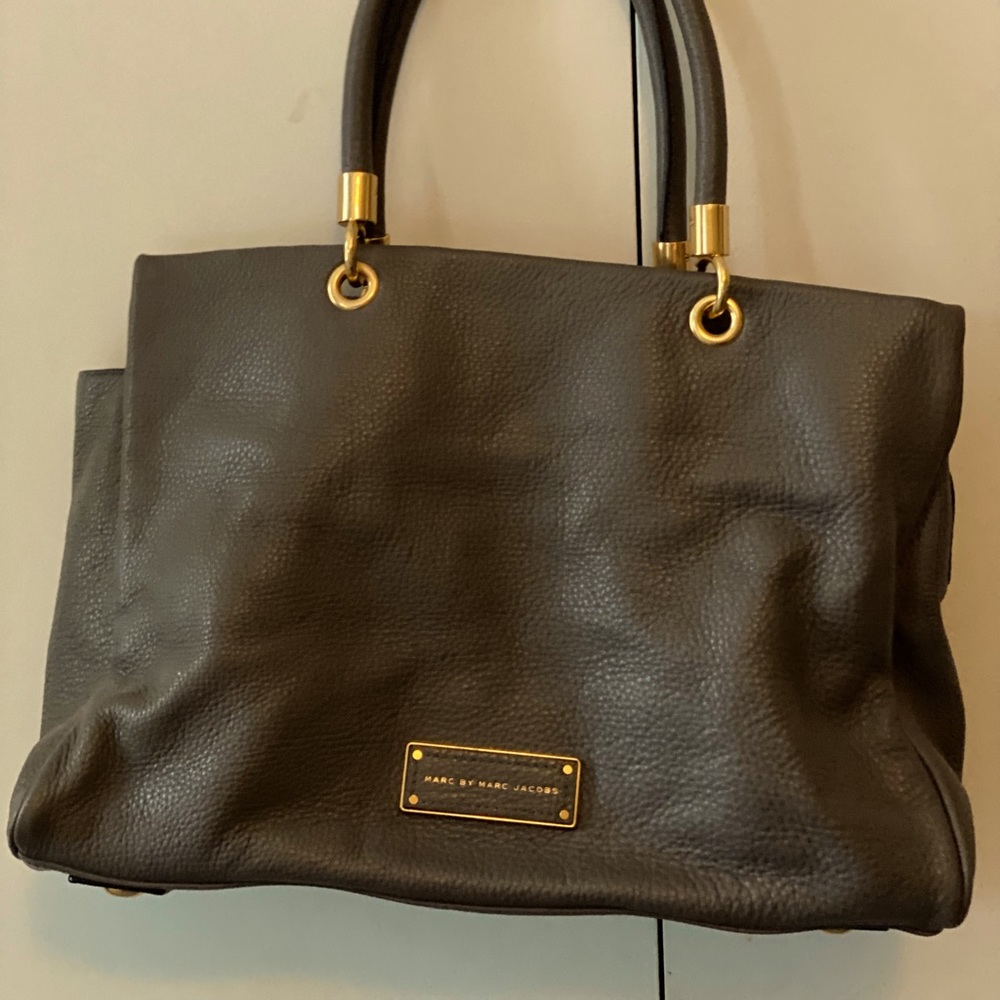 Gray colored authentic Marc Jacobs satchel